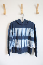 NEW Wonder Nation Blue Tie-Dyed Hoodie | Youth M (7/8)
