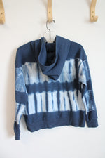 NEW Wonder Nation Blue Tie-Dyed Hoodie | Youth M (7/8)