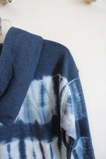 NEW Wonder Nation Blue Tie-Dyed Hoodie | Youth M (7/8)