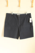 New Dry Goods Supply Navy Blue Cotton Shorts | 38