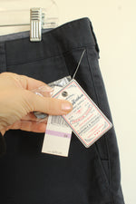 New Dry Goods Supply Navy Blue Cotton Shorts | 38