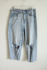 American Eagle Relaxed Mom Jean Cutoff Capri | 6