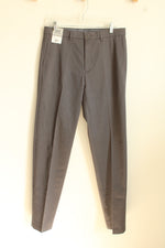 NEW Haggar Gray Perfect Fit Waistband Dress Pants | 32x34