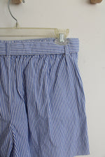 J.Crew Blue & White Striped Shorts | 6