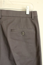 NEW Haggar Gray Perfect Fit Waistband Dress Pants | 32x34