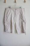 Calvin Klein White Cargo Long Short | 38