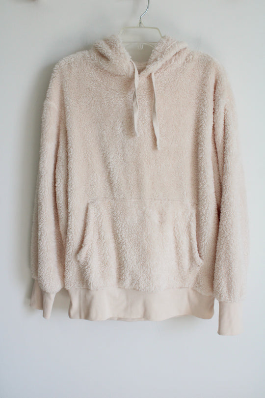SO Cream Sherpa Hoodie | M