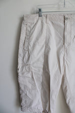 Calvin Klein White Cargo Long Short | 38