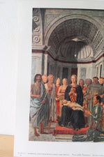 Madonna And Child With Saints And Angels Piero Della Francesca The Brera Gallery, Milan Print