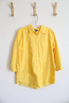 Lands' End Yellow Patterned Button Down Shirt | 12