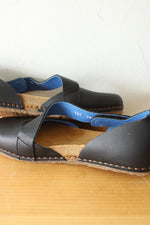 The Art Company Spanish Strap Closed Toe Sandal In Napa Black | Size 38