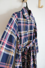 Axcess Black & Pink Patterned V-Neck Long Sleeved Top | XL