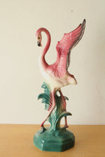 Porcelain Flamingo Mid-Century Figurine