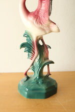 Porcelain Flamingo Mid-Century Figurine