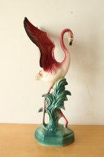 Porcelain Flamingo Mid-Century Figurine