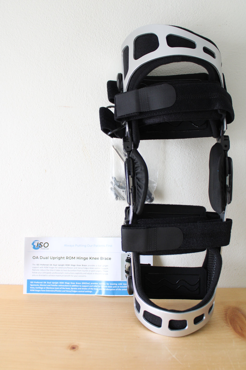 NEW ISO Preferred OA Duel Upright ROM Hinge Knee Brace