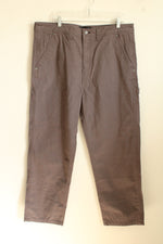 Aeropostale Gray Cotton Canvas Carpenter Pants | 38 X 30
