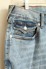 True Religion Gino Relaxed Slim Light Wash Jeans | 33 x 31