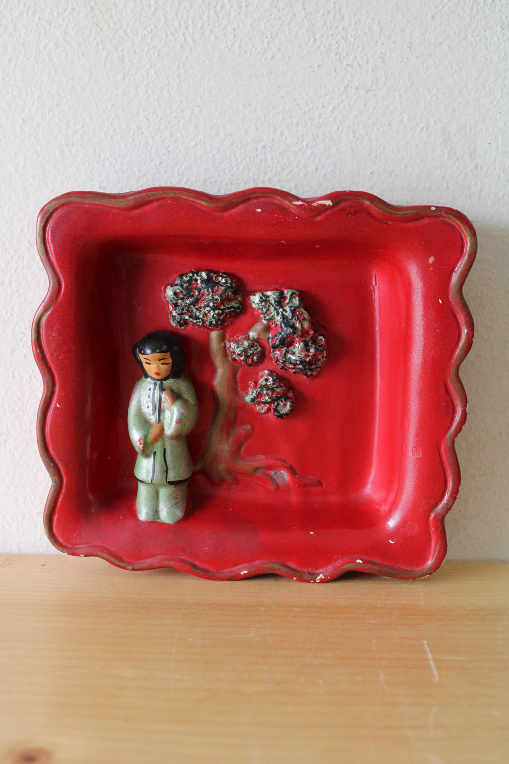 Vintage Ceramic Asian Art Wall Decal