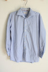 Eton Contemporary Blue Button Down Shirt | 41/16