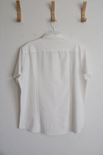Coofandy White Button Down Shirt | XL