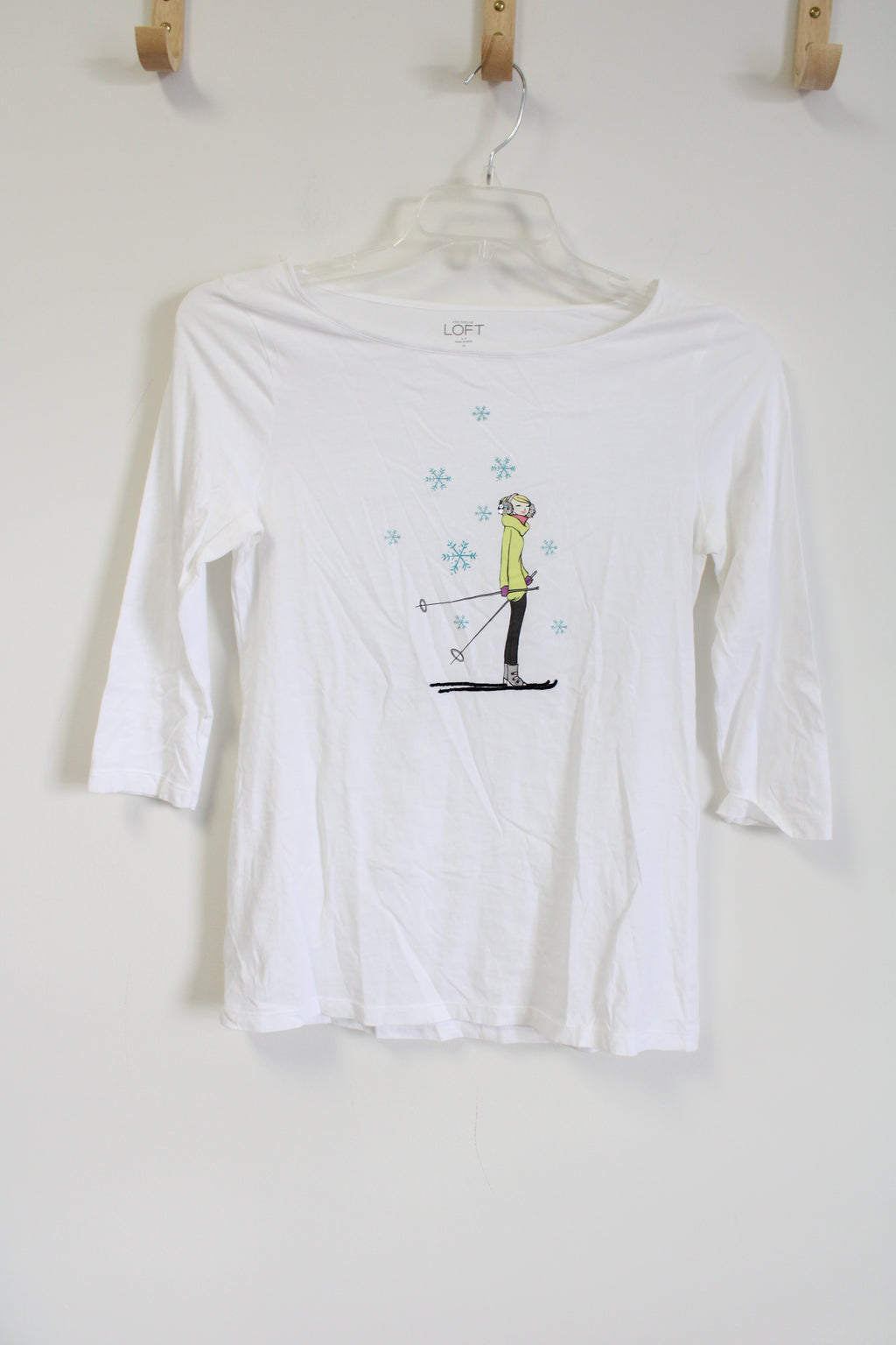 Ann Taylor Ski Girl Shirt | M