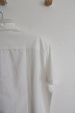 Coofandy White Button Down Shirt | XL