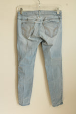 Hollister Light Wash Super Skinny Lowrise Crop Jeans | 1-S