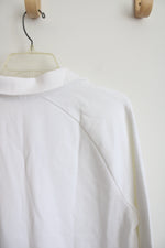 Haven White Organic Cotton Terry Lounge Dress | L