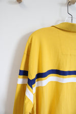 NEW Nautica Yellow White & Blue Rugby Shirt | XXL