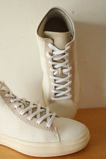 Rothy's White Beige Knit High Top Sneaker | Women's Size 10.5