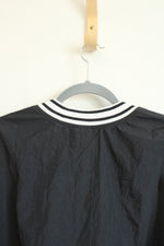 Nike Vintage Black Pullover Windbreaker Sweatshirt | M