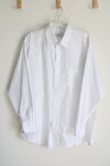 Weaverland Collection White button Down Shirt | 17 1/2 34/35