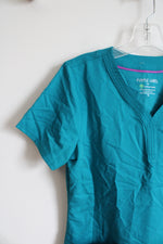NEW Purple Label Healing Hands Blue Scrub Top | M