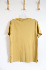Banana Republic Yellow Cotton Authentic Tee | M