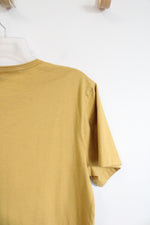 Banana Republic Yellow Cotton Authentic Tee | M
