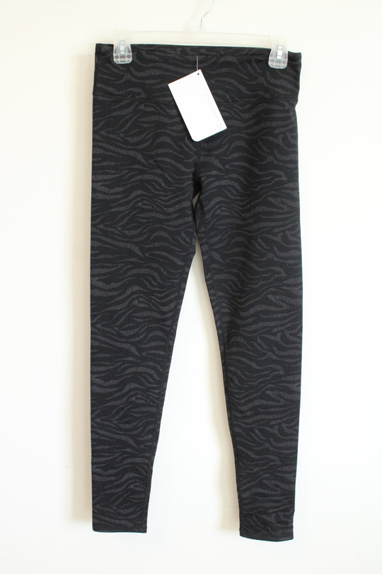 NEW Fabletics Tiger Print Black Gray Salar Legging | S