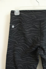 NEW Fabletics Tiger Print Black Gray Salar Legging | S