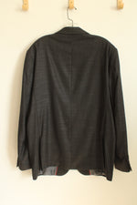 Tahari Gray Tweed Button Front Suit Jacket Blazer | 2XL