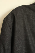 Tahari Gray Tweed Button Front Suit Jacket Blazer | 2XL