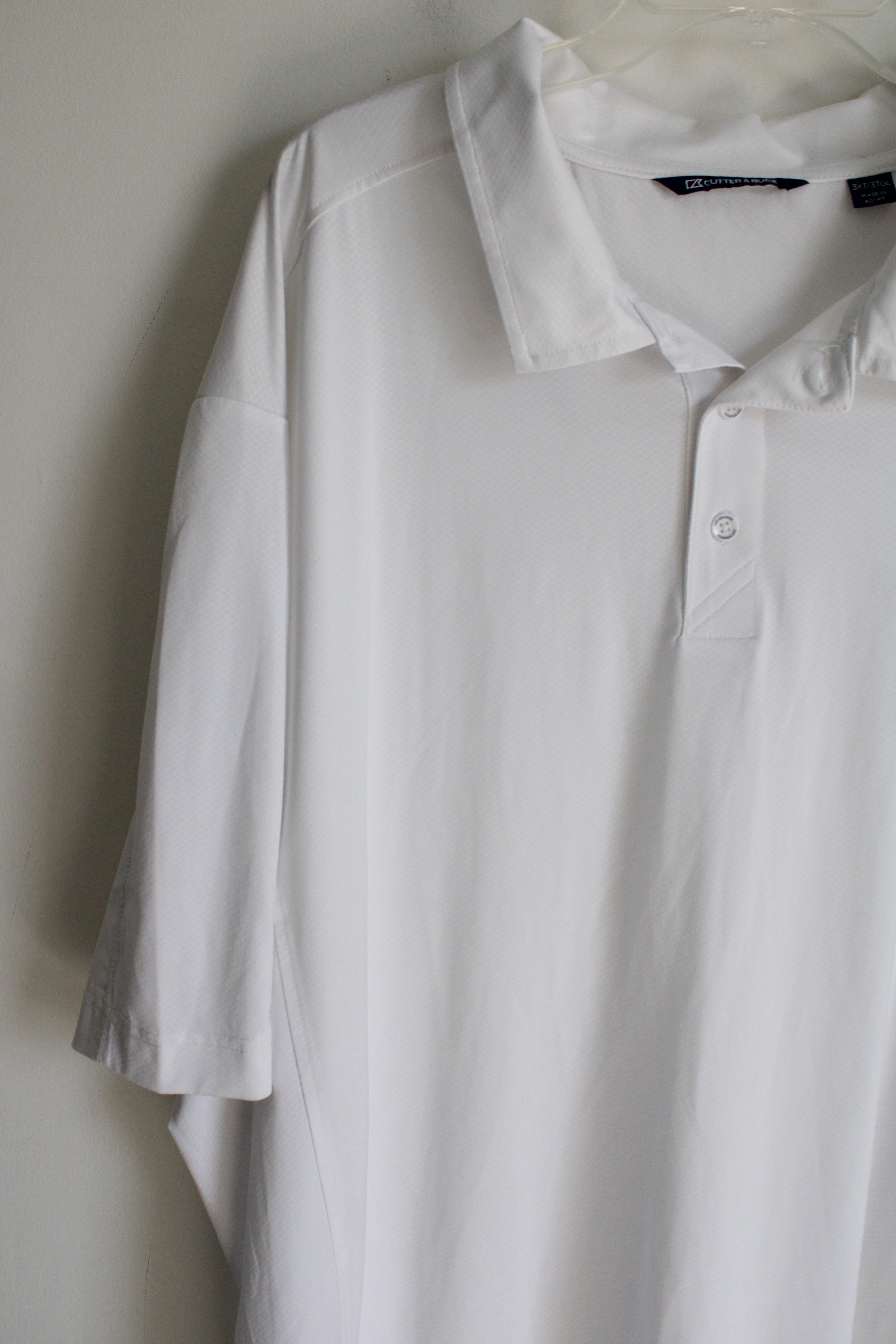 Cutter & Buck White Polo Shirt | 3XL Tall