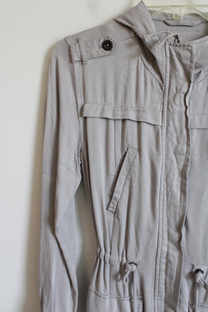 Aeropostale Gray Cargo Jacket | S