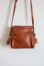 Dooney & Bourke Florentine Brown Leather Mini Crossbody Purse