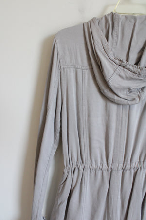Aeropostale Gray Cargo Jacket | S