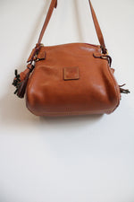 Dooney & Bourke Florentine Brown Leather Mini Crossbody Purse