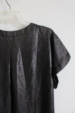 NEW Simply Vera Wang Black Metallic Top | 1X