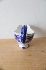Vintage Grindley Portman Blue & Gold Swirl Gravy Boat
