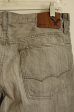 American Eagle Gray Straight Leg Jeans | 31x32