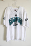 NFL Players Inc. Philadelphia Eagles 2004 NFC Conference Signed Jersey | L