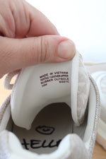 Michael Kors Olympia Logo Glitter Beige Chunky Trainer Sneakers | 10M